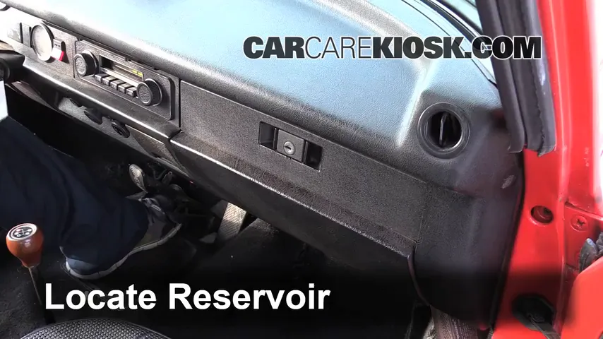 1976 Volkswagen Beetle 1.6L 4 Cyl. Convertible Windshield Washer Fluid